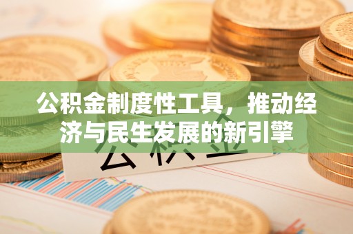 呈贡公积金制度性工具，推动经济与民生发展的新引擎