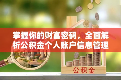 呈贡掌握你的财富密码，全面解析公积金个人账户信息管理与优化