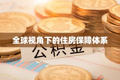呈贡全球视角下的住房保障体系